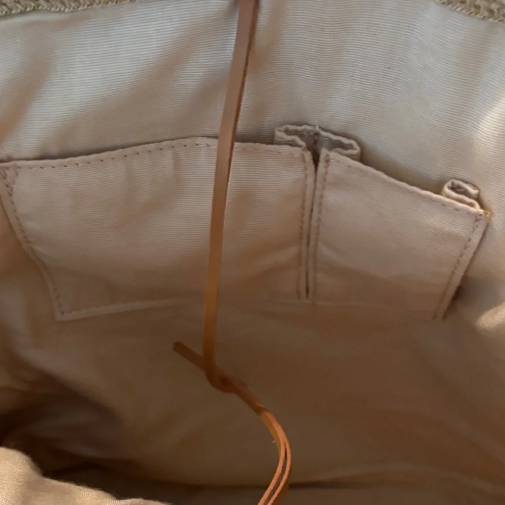 Talbots Tan Woven Tote Bag - Picture 4 of 6